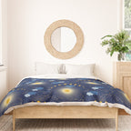 Feel the Cosmic night Sky Duvet Cover Gallery Image 3