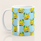 Funny retro lemon cartoon character pattern Coffee Mug Gallery Image 3