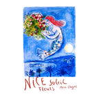 1962 FRANCE Marc Chagall Nice Soleil Fleurs Travel Poster Coffee Mug Gallery Image 2