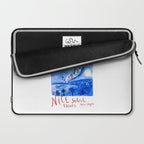 1962 FRANCE Marc Chagall Nice Soleil Fleurs Travel Poster Laptop Sleeve Gallery Image 2