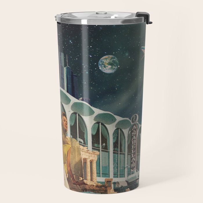a Postcard from year 2345 Travel Mug Gallery Image 2