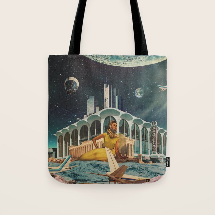 a Postcard from year 2345 Tote Bag Gallery Image 1