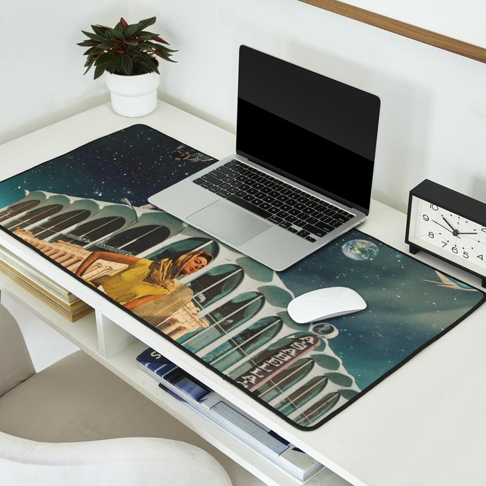 a Postcard from year 2345 Desk Mat Gallery Image 2