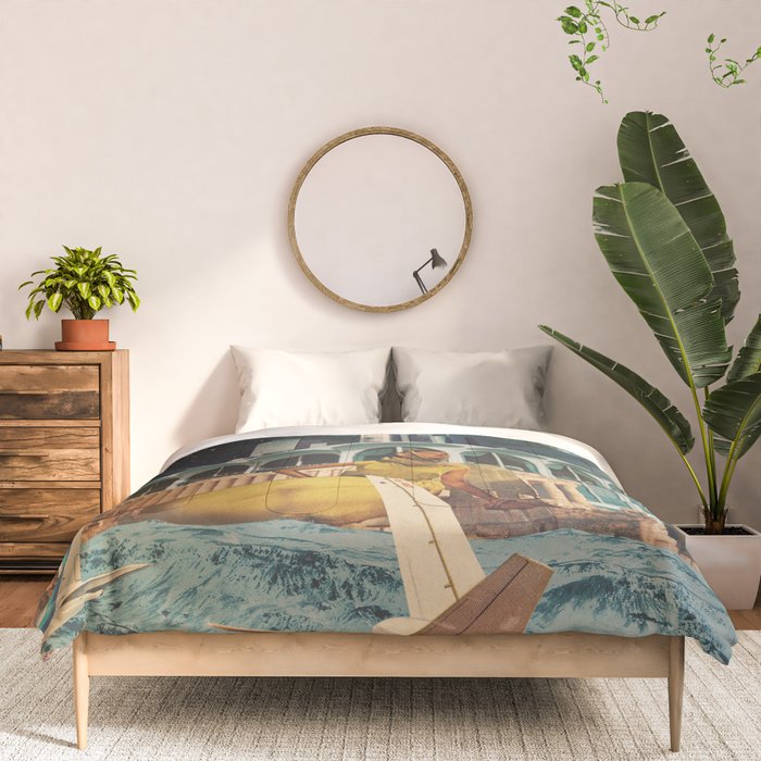 a Postcard from year 2345 Comforter Gallery Image 3