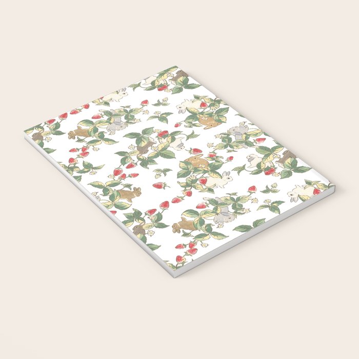 Strawberry fields bunnies Notebook Gallery Image 3