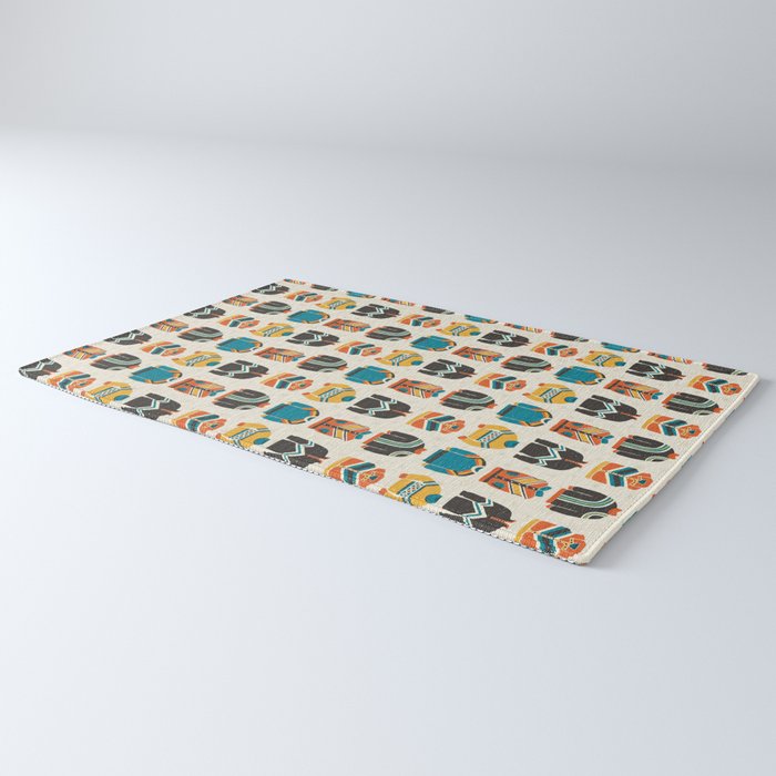 Vintage Skiwear Rug Gallery Image 3