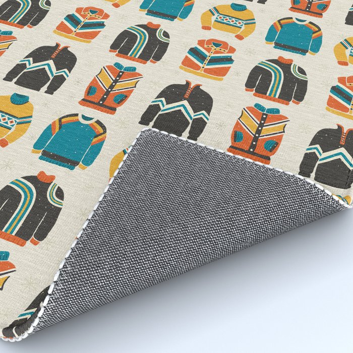 Vintage Skiwear Rug Gallery Image 4