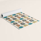 Vintage Skiwear Yoga Mat Gallery Image 2