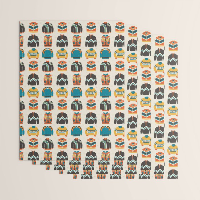 Vintage Skiwear Wrapping Paper Gallery Image 3