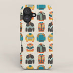 Vintage Skiwear iPhone Case Gallery Image 1