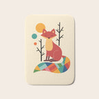 Rainbow Fox Bath Mat Gallery Image 1
