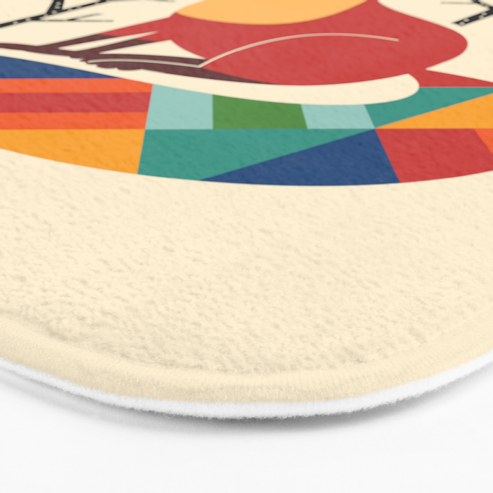 Rainbow Fox Bath Mat Gallery Image 3