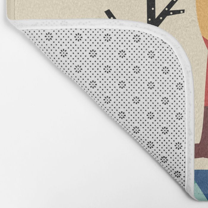 Rainbow Fox Bath Mat Gallery Image 2