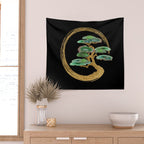 Zen Enzo Geode Bonsai Tree Wall Tapestry Gallery Image 2
