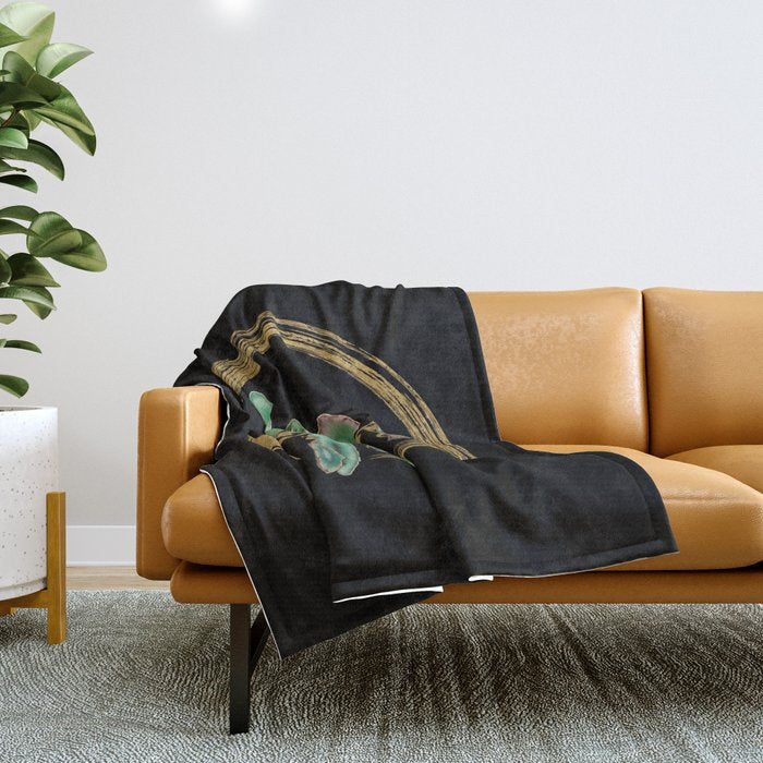 Zen Enzo Geode Bonsai Tree Throw Blanket Gallery Image 1