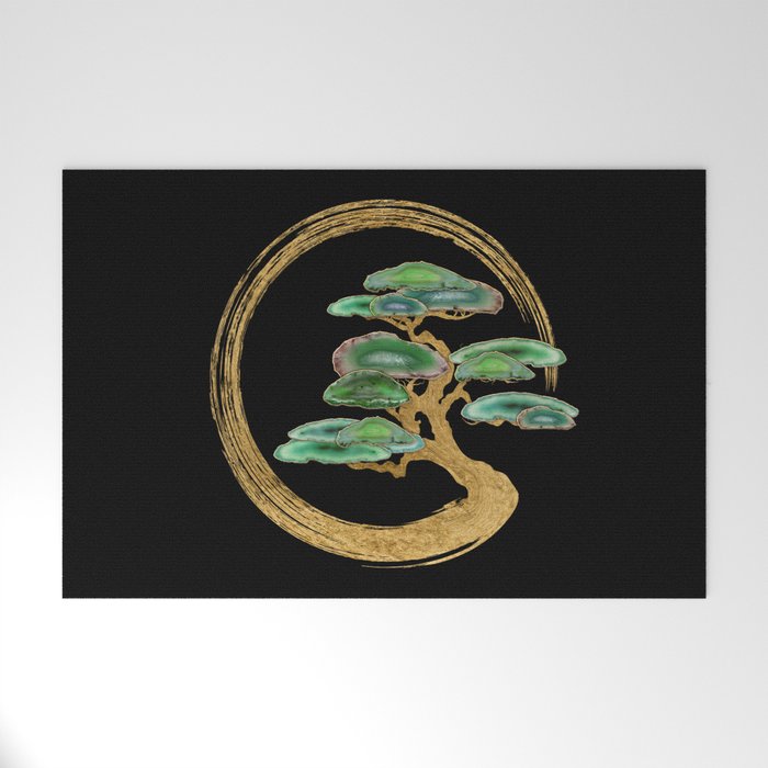 Zen Enzo Geode Bonsai Tree Welcome Mat Gallery Image 1