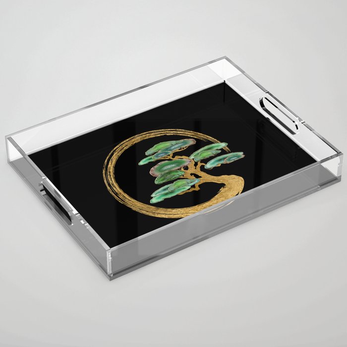 Zen Enzo Geode Bonsai Tree Acrylic Tray Gallery Image 1