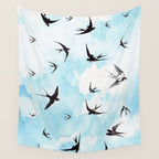 Swallows Wall Tapestry Gallery Image 4