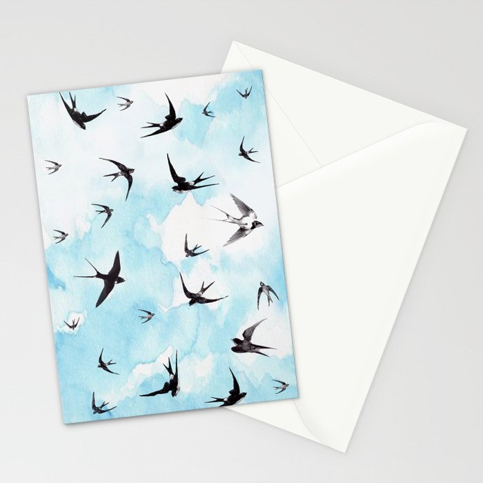 Swallows Stationery Card Gallery Image 2
