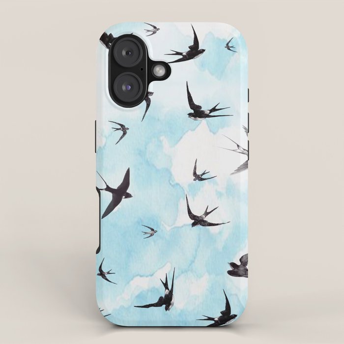 Swallows iPhone Case Gallery Image 1
