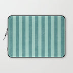 STRIPES - 004 - teal Laptop Sleeve Gallery Image 1