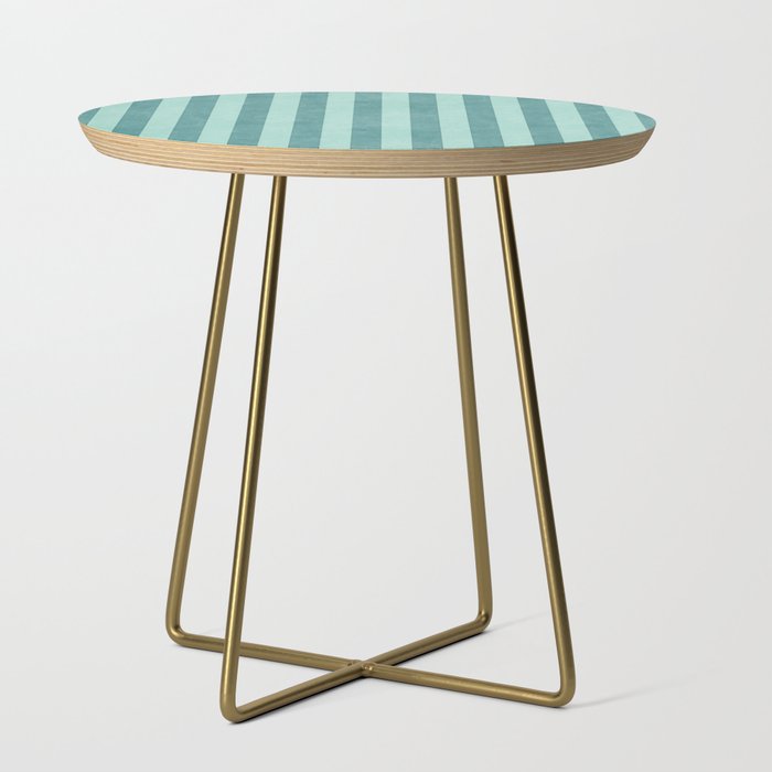 STRIPES - 004 - teal Side Table Gallery Image 1