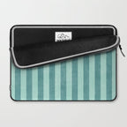 STRIPES - 004 - teal Laptop Sleeve Gallery Image 2