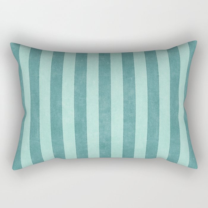 STRIPES - 004 - teal Rectangular Pillow Gallery Image 2