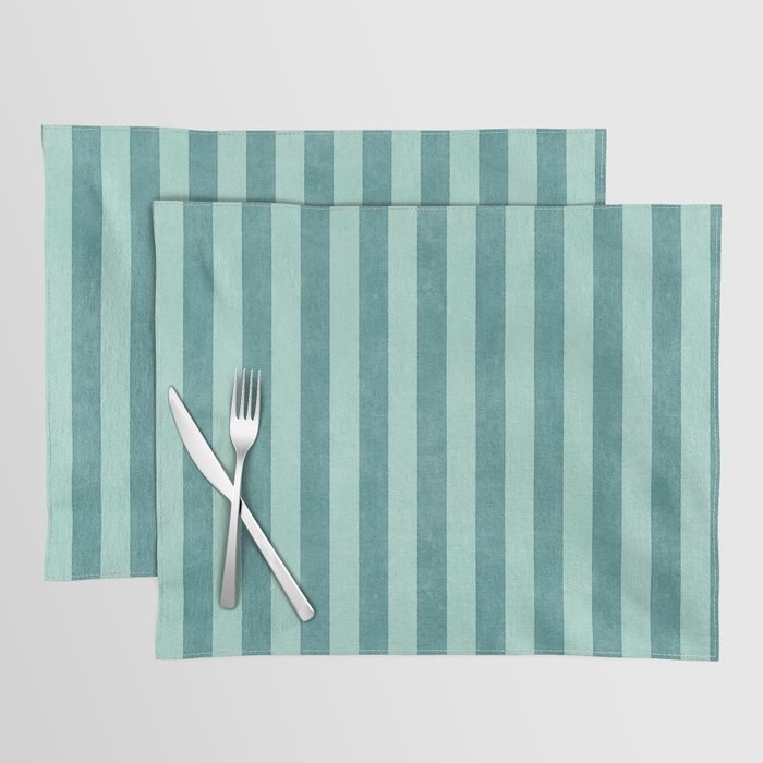 STRIPES - 004 - teal Placemat Gallery Image 1