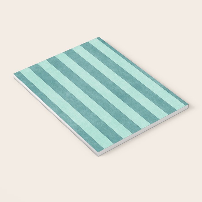 STRIPES - 004 - teal Notebook Gallery Image 3