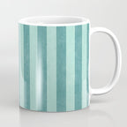 STRIPES - 004 - teal Coffee Mug Gallery Image 1