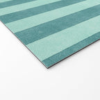 STRIPES - 004 - teal Welcome Mat Gallery Image 2