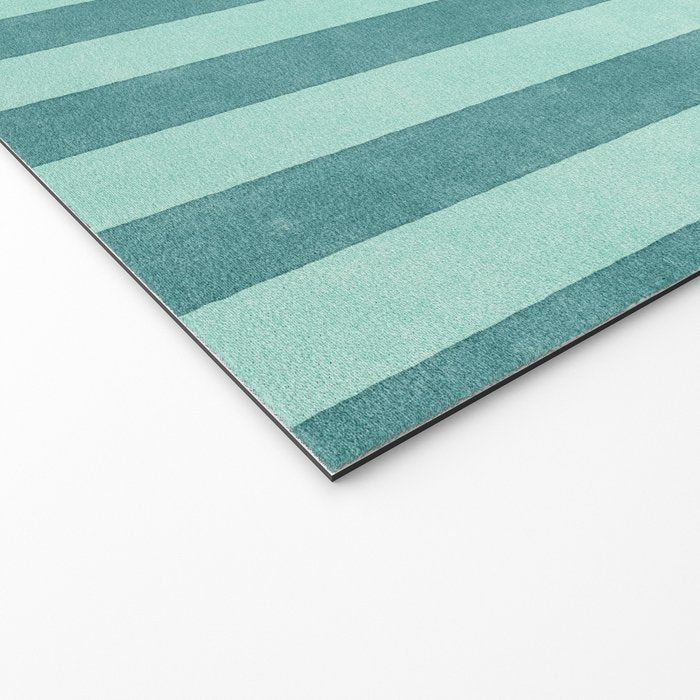 STRIPES - 004 - teal Welcome Mat Gallery Image 2