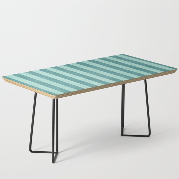 STRIPES - 004 - teal Coffee Table Gallery Image 1