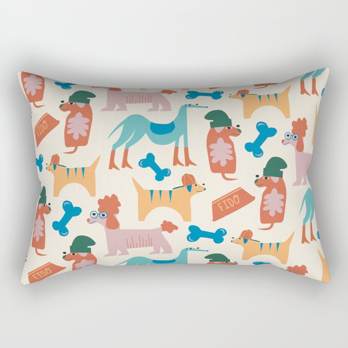 Dog Days of Summer Rectangular Pillow Gallery Image 2