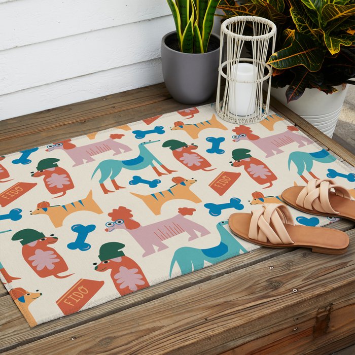 Dog Days of Summer Outdoor Rug Gallery Image 2