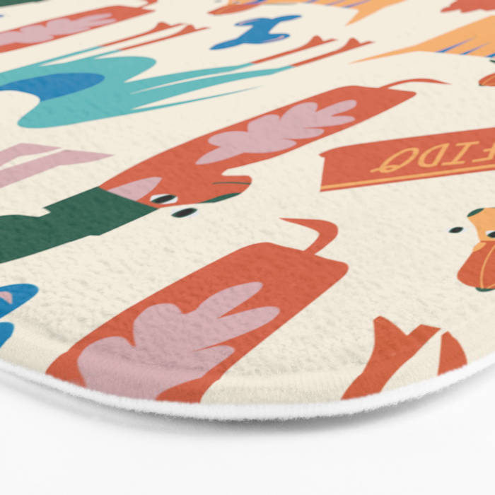 Dog Days of Summer Bath Mat Gallery Image 3