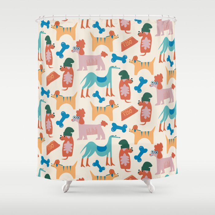 Dog Days of Summer Shower Curtain Gallery Image 1