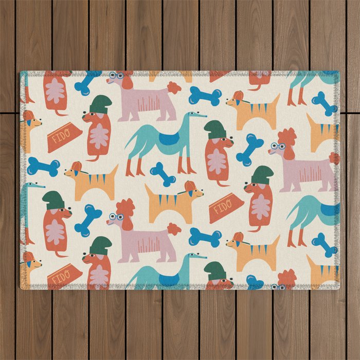 Dog Days of Summer Outdoor Rug Gallery Image 1