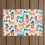 Dog Days of Summer Outdoor Rug Gallery Image 1