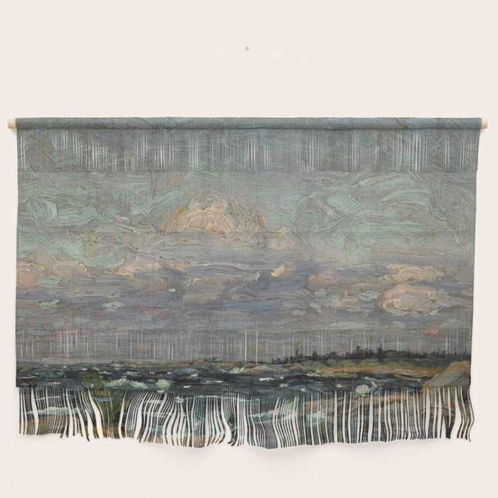 Tom Thomson Windy Day- Rough Weather in the Islands 1914. Canadian Landscape Artist Wall Hanging Gallery Image 1