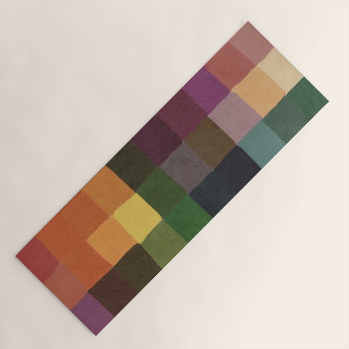 Rainbow mosaic Yoga Mat Gallery Image 1
