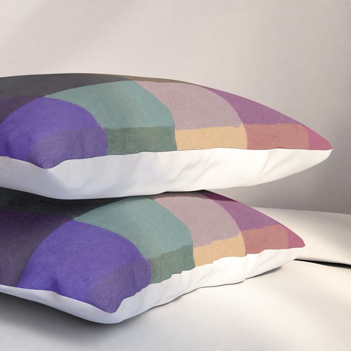 Rainbow mosaic Pillow Sham Gallery Image 3