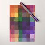 Rainbow mosaic Wrapping Paper Gallery Image 1