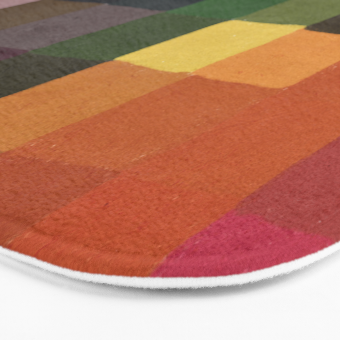 Rainbow mosaic Bath Mat Gallery Image 3