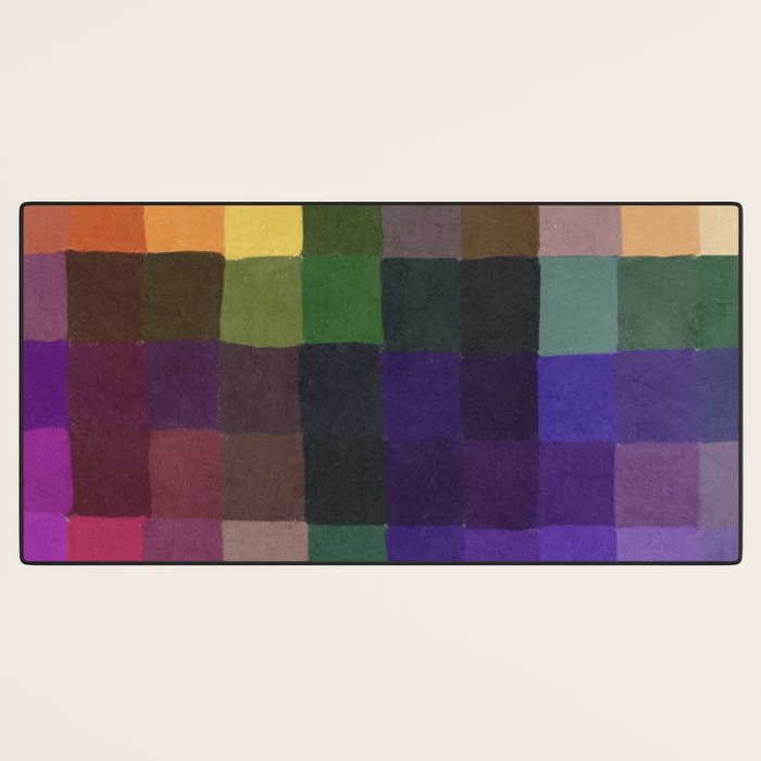 Rainbow mosaic Desk Mat Gallery Image 3