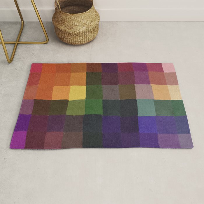 Rainbow mosaic Rug Gallery Image 1