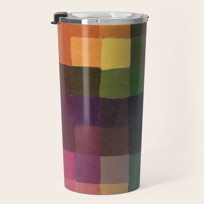 Rainbow mosaic Travel Mug Gallery Image 3