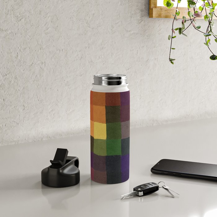 Rainbow mosaic Water Bottle Gallery Image 4