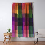 Rainbow mosaic Window Curtain Gallery Image 5
